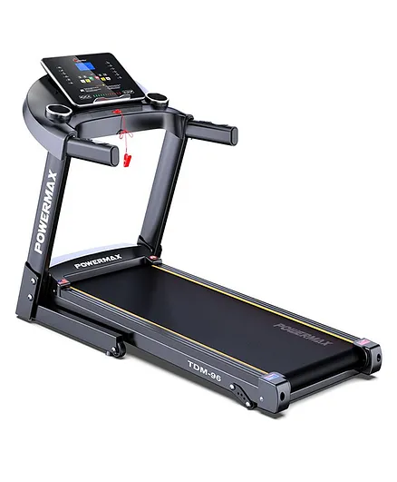 PowerMax Fitness TDM-96 4HP Motorised Treadmill for Home Use Max