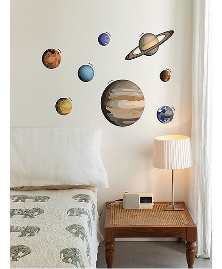 Asian Paints Planets Wall Sticker Multi Colour Online In