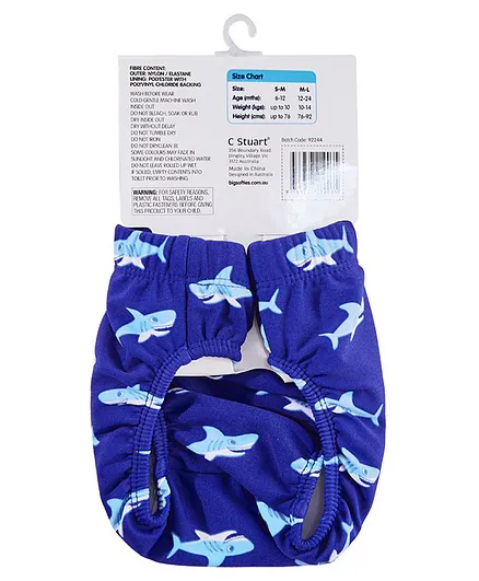 Big Softies Reusable Baby Swim Nappies-Medium to Large size-Whale