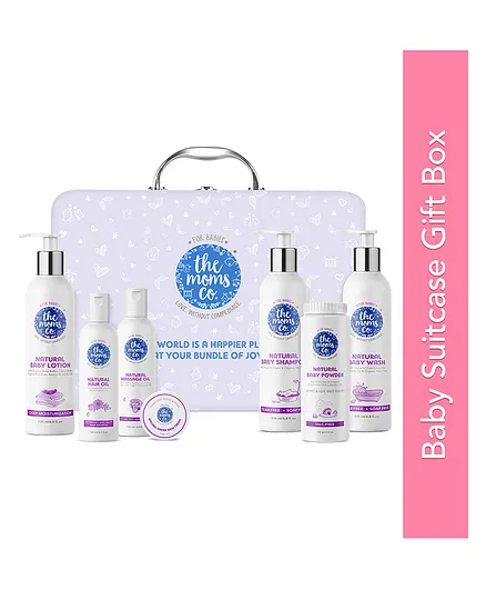 The Moms Co Suitcase Gift Box Care Kit - Pack of 7