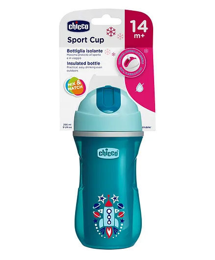 Chicco Insulated Sports Cup - 266 ml (Color & Design May Vary)