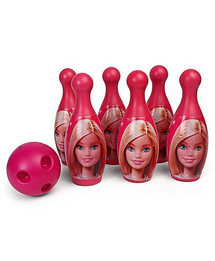 barbie bowling set