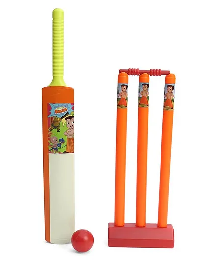 Chhota Bheem Cricket Set - Orange Red