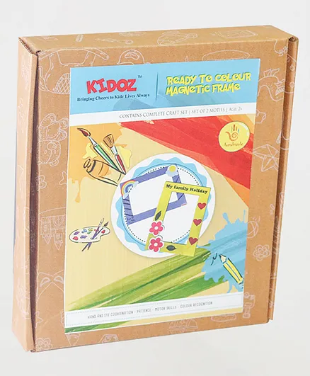 Kidoz Wooden Magnetic Frames Pack of 2 Frames - Multicolour
