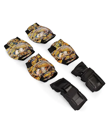 Minions Yellow Protective Set Pack of 6 - Black