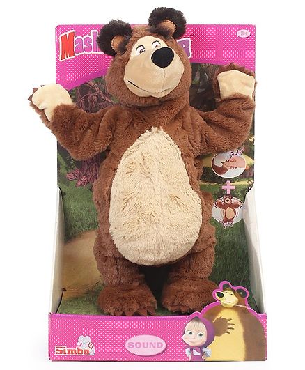 masha and the bear plush toy