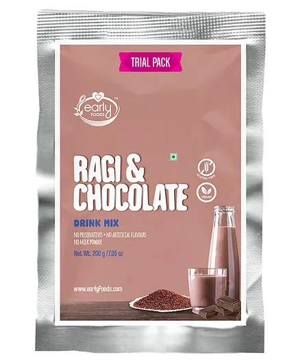 Early Foods Ragi & Chocolate Health Drink Mix trial Pack - 50 gm