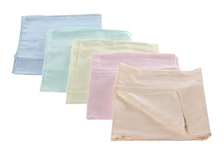 Tinycare Multicolored Square Baby Nappy Large - Set of 5