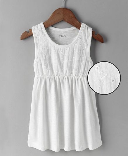 firstcry white frock