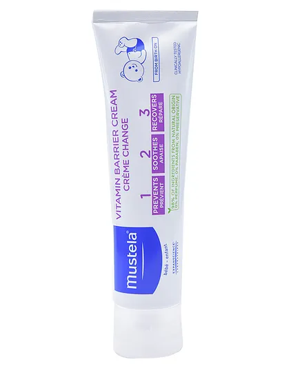 Mustela Vitamin Barrier Cream 1 2 3 - 100 ml