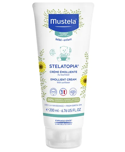 Mustela Stelatopia Emollient Cream - 200 ml
