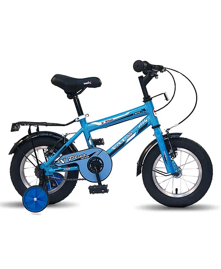 Vaux Plus MTB Bicycle With Training Wheels Royal Blue - 12 inches