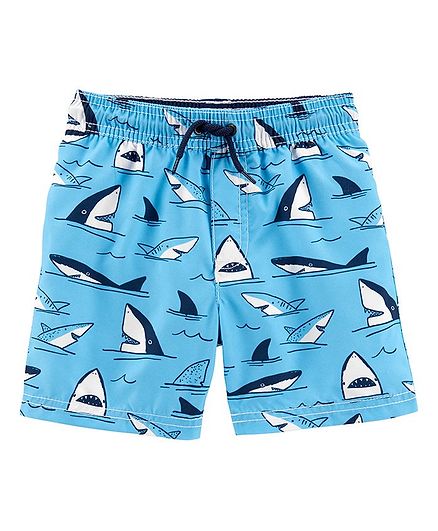 shark swim trunks