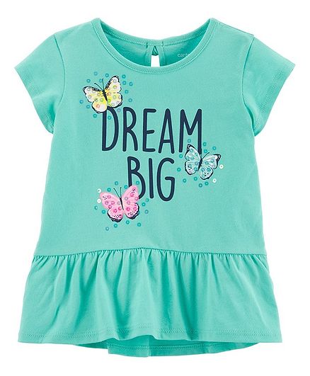Carter's Butterfly Peplum Top...