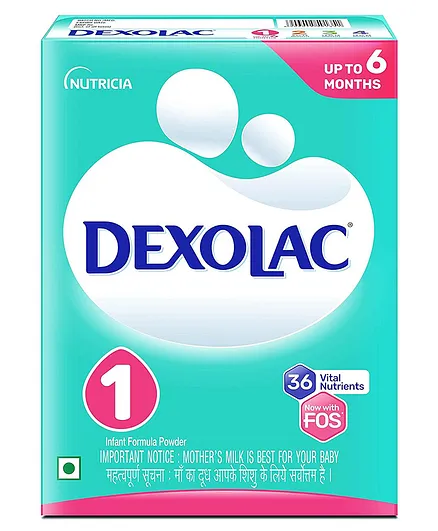Dexolac Stage 1 Infant Formula Milk Powder Bag In Box Pack - 400 gm