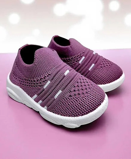 Binos Abstract Designed Slip On Shoes - Onion
