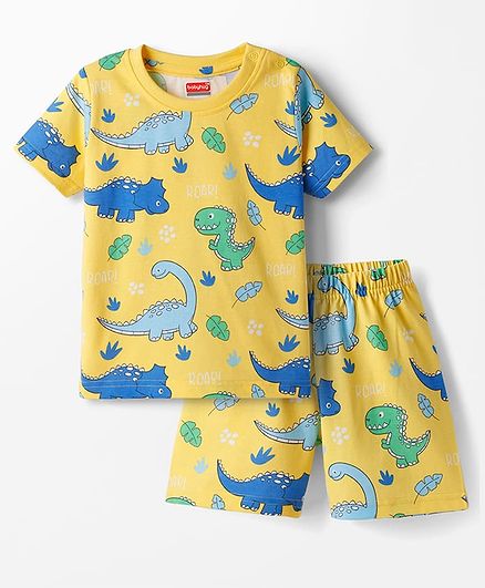 Babyhug Cotton Knit Half...