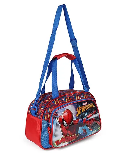 Spiderman Duffle Bag Red & Blue - Height 8.2 inches
