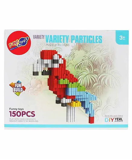 Planet Of Toys Variety Particles Blocks Multicolour - 150 Pieces
