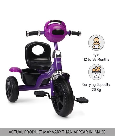 purple tricycle