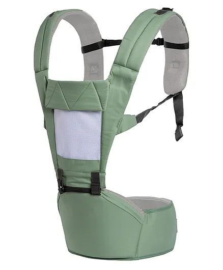 R for Rabbit Upsy Daisy Hip Seat 3 Way Carry Baby Carrier - Green