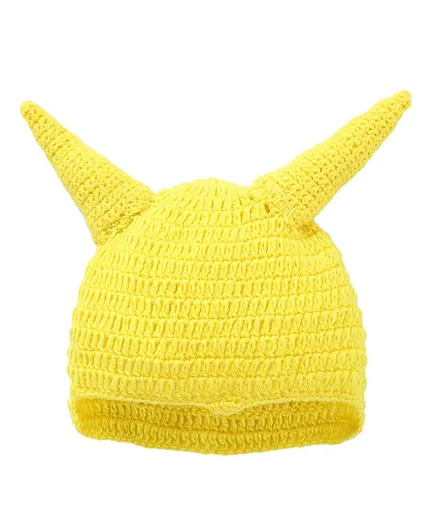 MayRa Knits Baby Cap - Yellow