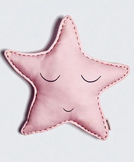 Masilo Organic Cotton Star Shape Cushion - Pink