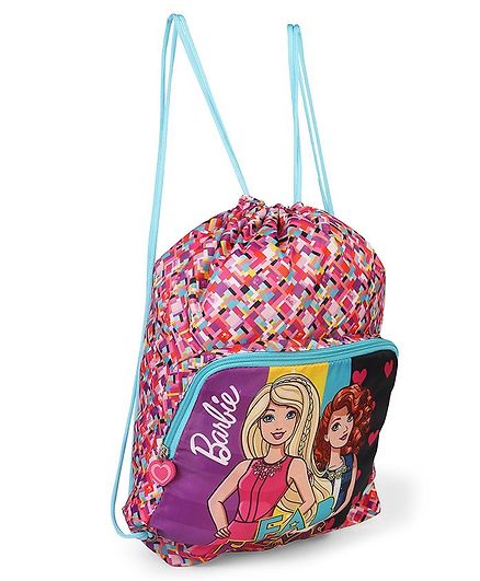 barbie drawstring bag