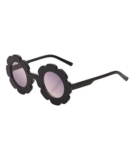 Kidofash Sunflower Design Sunglasses - Black