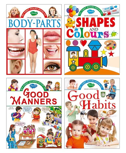 My First Board Books Set of 4 - English