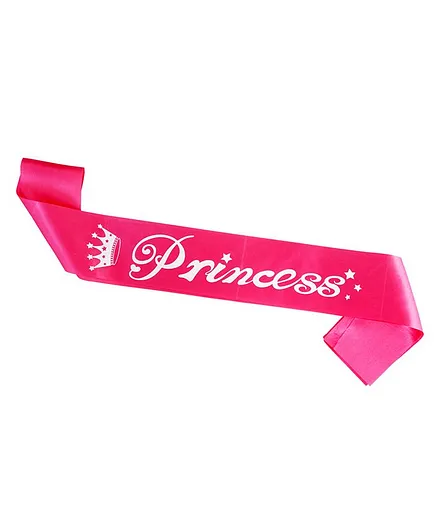 Shopperskart Princess Sash - Pink