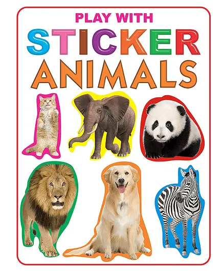 Dreamland Animals Play With Sticker Book for Children
