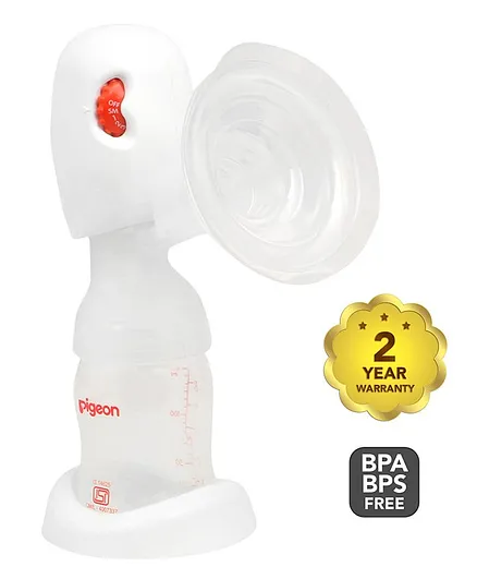 Pigeon 2 Phase Electric Portable Breast Pump - White