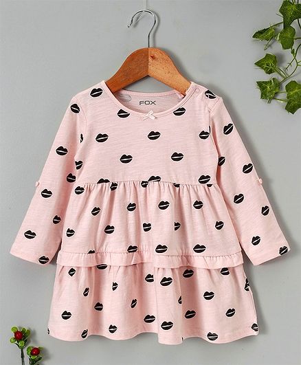 full sleeve frock for baby girl