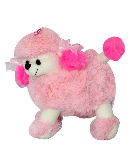 pink dog soft toy