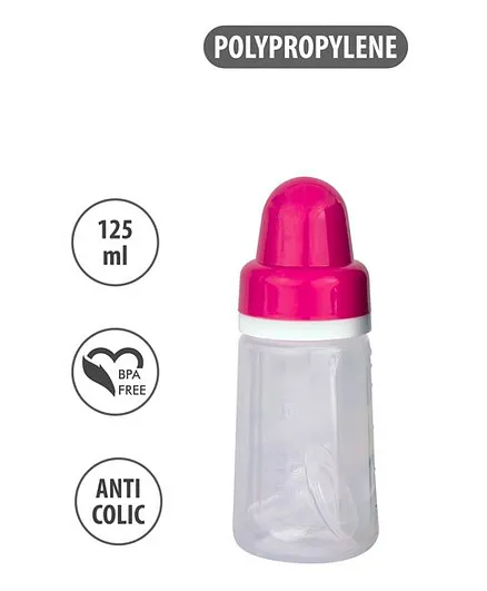 Small Wonder Polypropylene Feeding Bottle Cherish Pink 125 ml Online in  India, Buy at Best Price from 2368725
