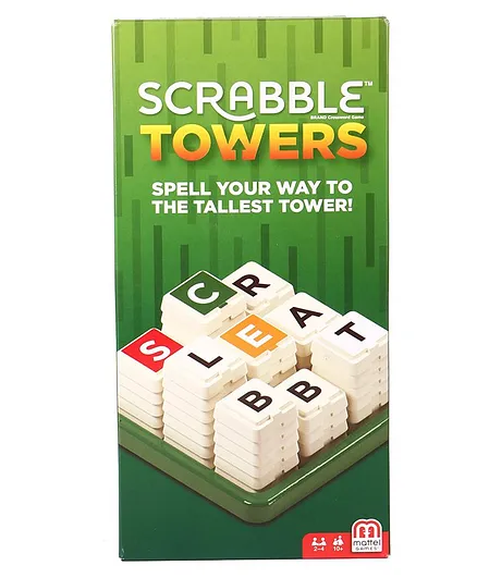 Mattel Scrabble Tower Set - Green 