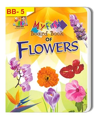 My First Board Book of Flowers - English