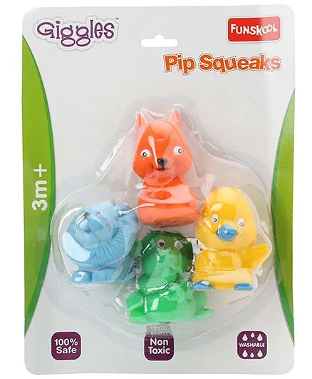 Giggles Four Types Of Giggles Pip Squeaks (Color May Vary)