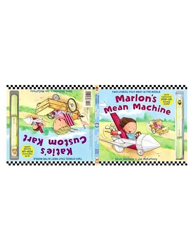 Marlons Mean Machine & Katies Cutom Kart Story Book - English