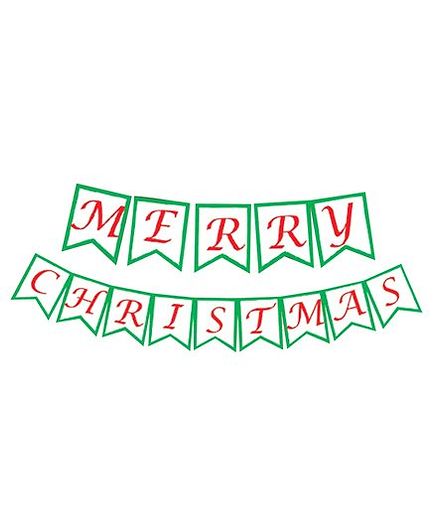 Party Propz Merry Christmas Banner Green Red Online In India