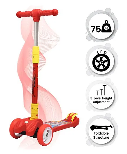 R for Rabbit Road Runner The Smart And Smooth Kids Scooter - Red