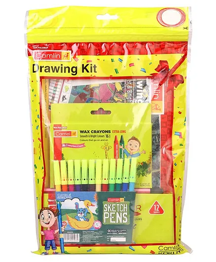 Camlin Drawing Kit Pack of 6 - Multicolor