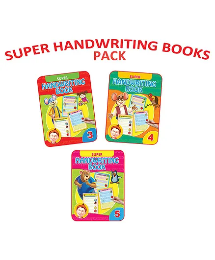 Dreamland Super Handwriting Books Pack - 3 Practice Book