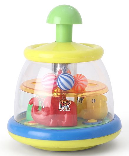 push and spin toy