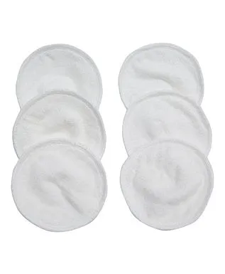 Mee Mee Reusable Absorbent Maternity Breast Pads White - 6 Pieces