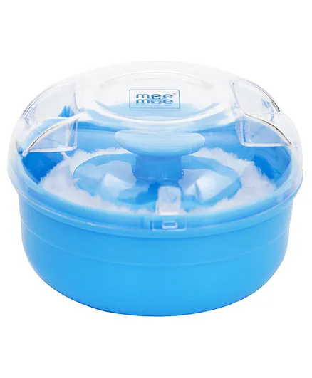 Mee Mee Premium Powder Puff With Case - Blue