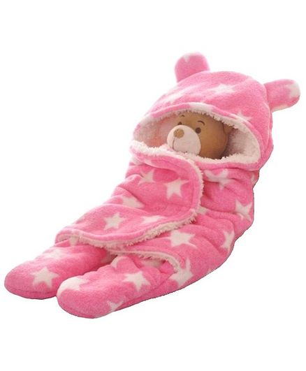 hooded swaddle wrapper