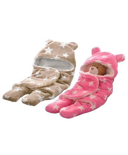 hooded swaddle wrapper