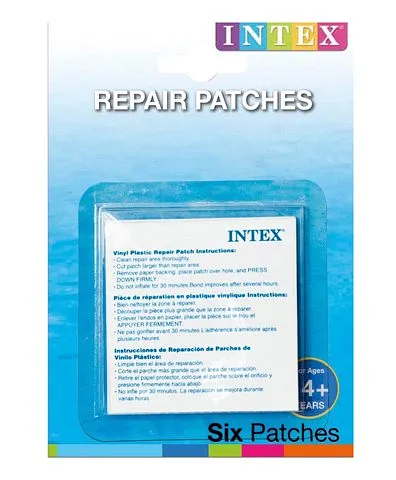 Intex Swimming Pool Repair Patches White - Pack of 6